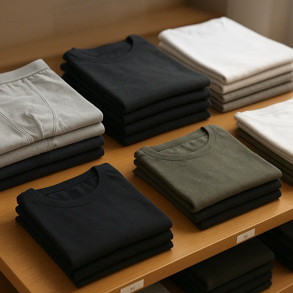 Stack of men’s underwear